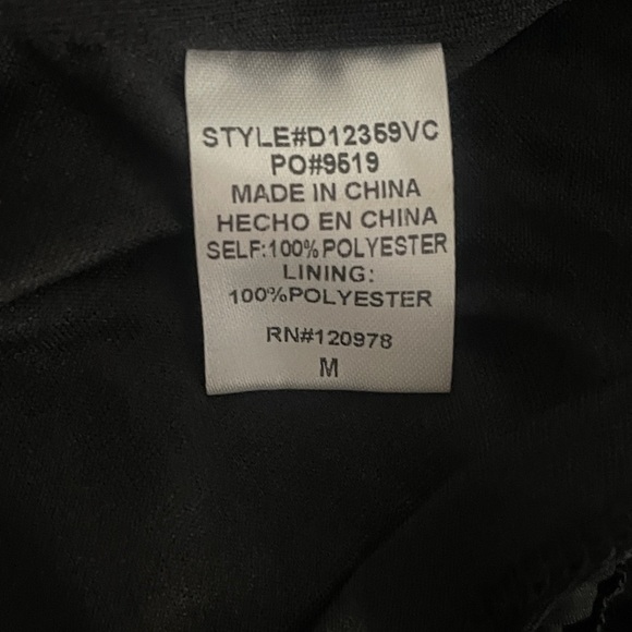 Black Halter Ruffle Mini Dress Small • Open Back • Fairycore Coachella Flowy Tie - Picture 10 of 14